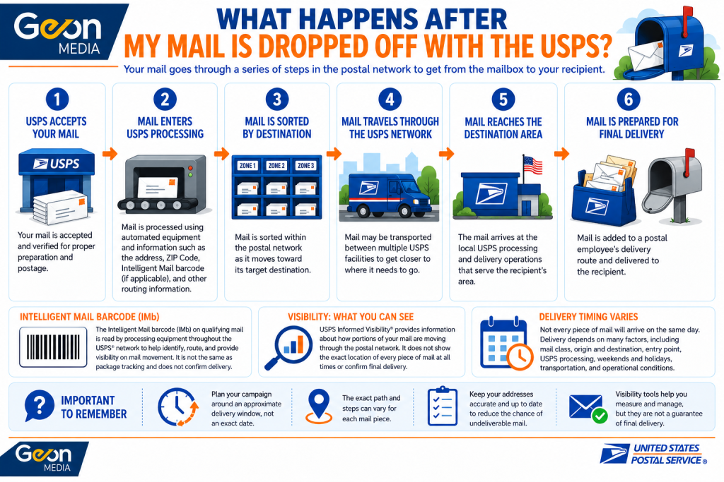 What Happens After Mail Is Dropped Off at USPS